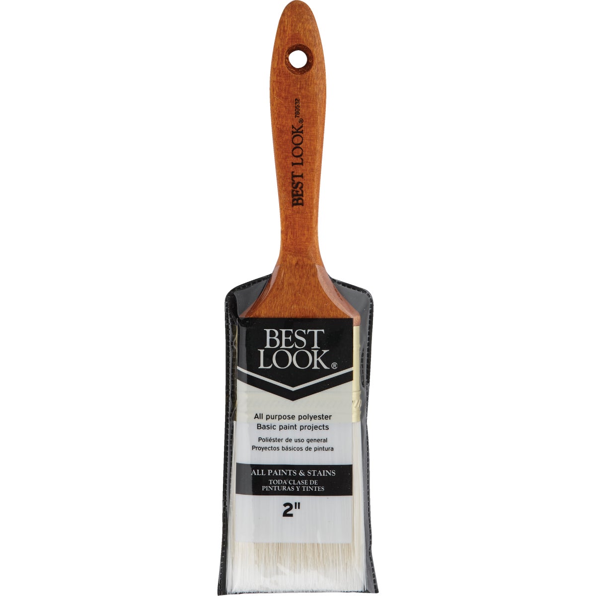 Best Look General Purpose 2 In. Flat Polyester Paint Brush