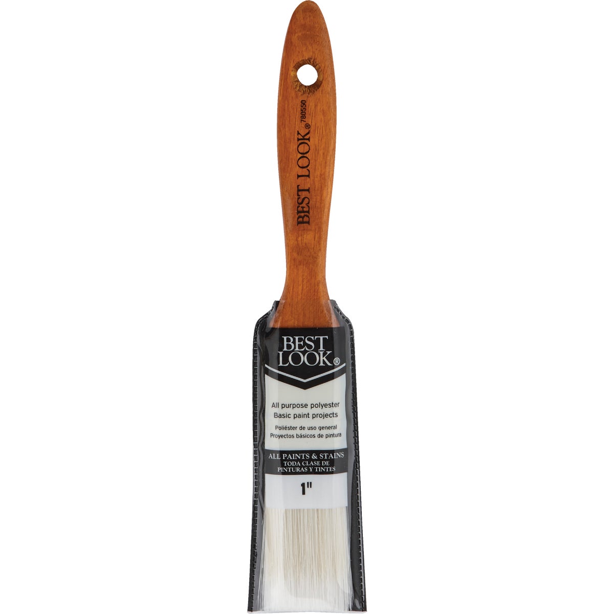 Best Look General Purpose 1 In. Flat Polyester Paint Brush