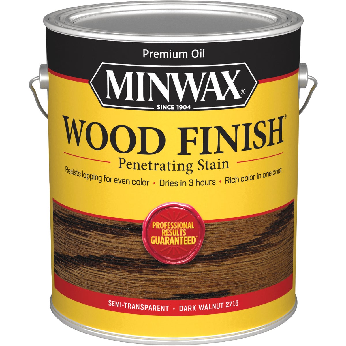 Minwax Wood Finish VOC Penetrating Stain, Dark Walnut, 1 Gal.