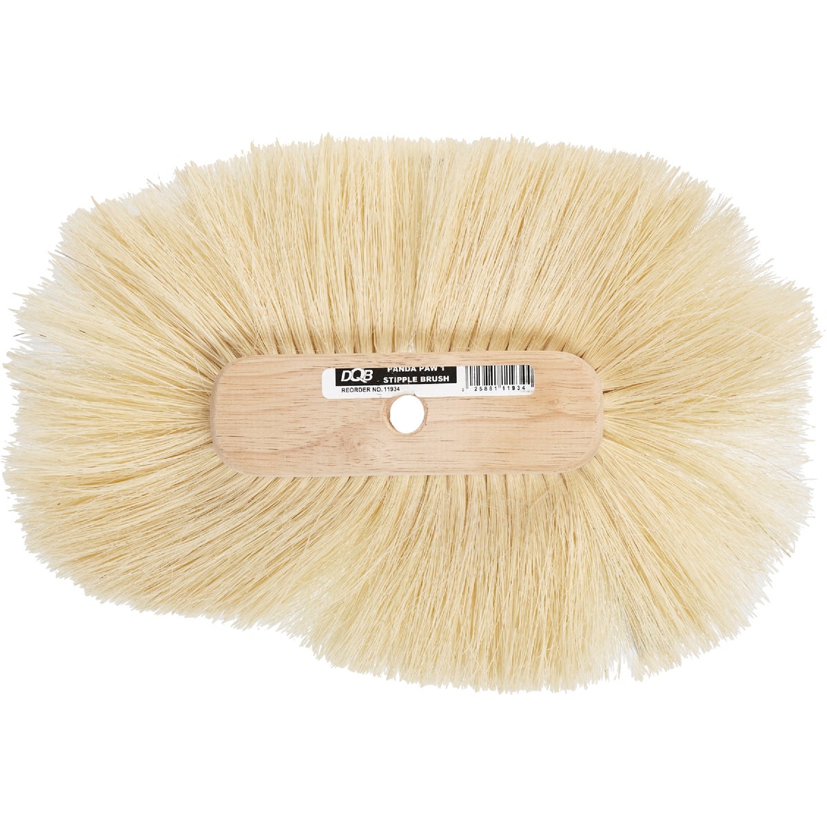 DQB Panda Paw 14 In. x 9.2 In. x 1 In. Strippling Single Texture Paint Brush