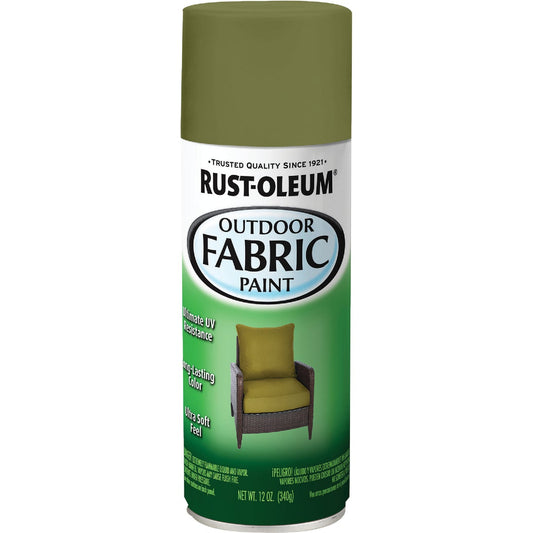 Rust-Oleum 12 Oz. Flat/Matte Outdoor Fabric Spray Paint, Olive Green