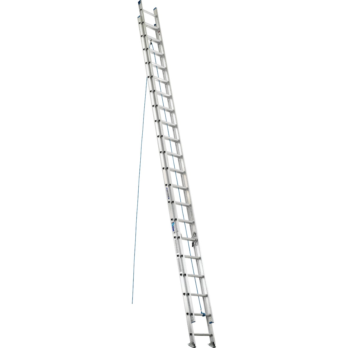 Werner 40 Ft. Aluminum Extension Ladder with 250 Lb. Load Capacity Type I Duty Rating