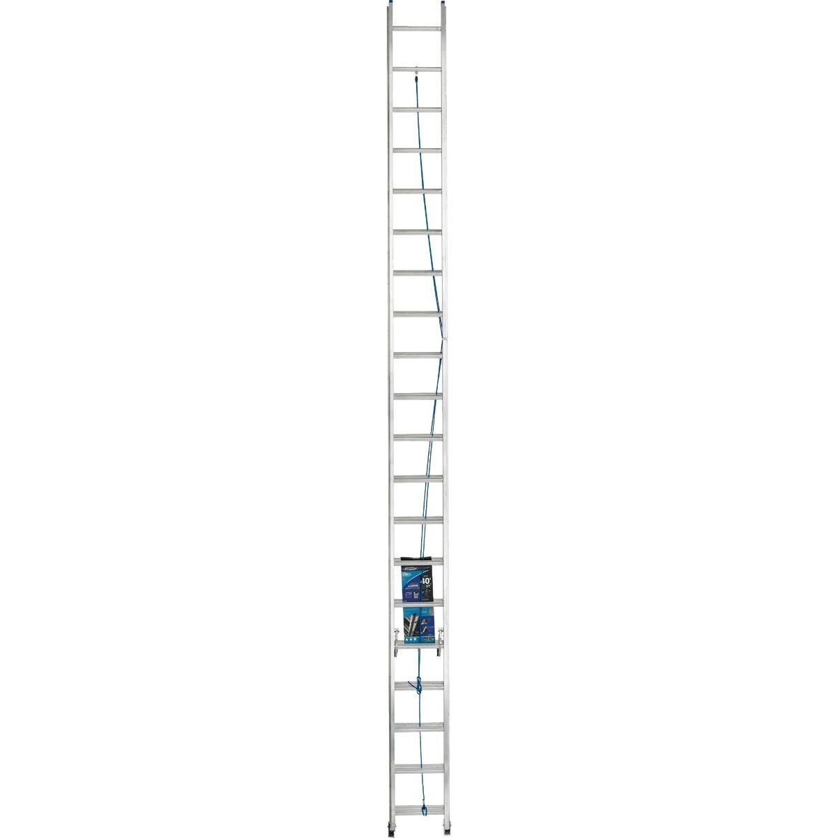 Werner 40 Ft. Aluminum Extension Ladder with 250 Lb. Load Capacity Type I Duty Rating