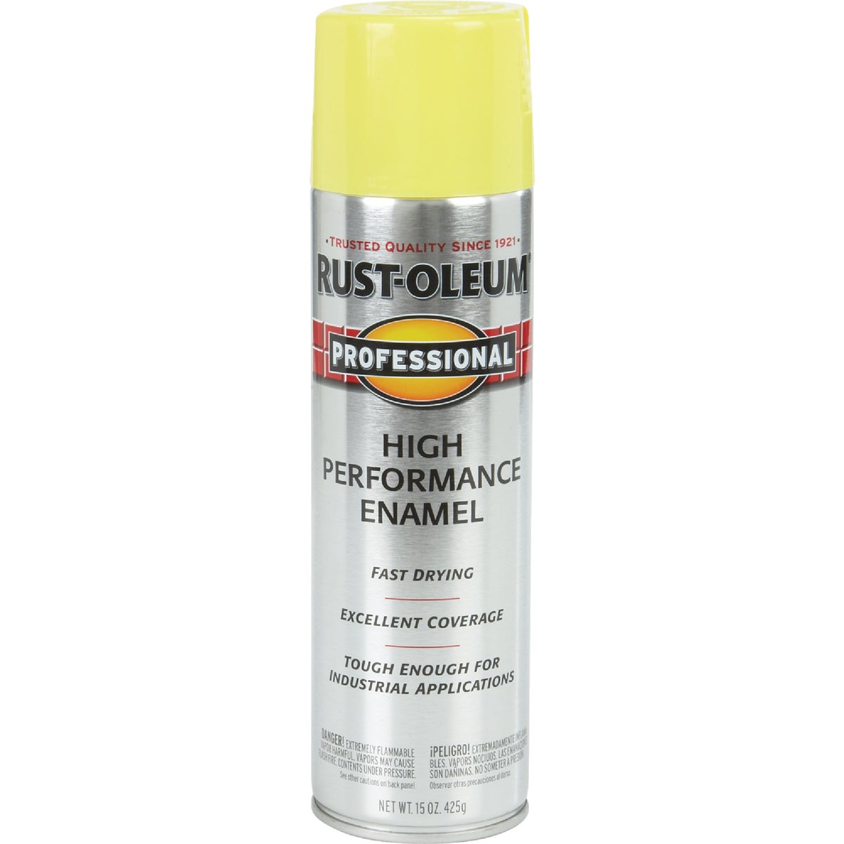 Rust-Oleum Professional 15 Oz. Gloss Industrial Enamel Spray Paint, Safety Yellow