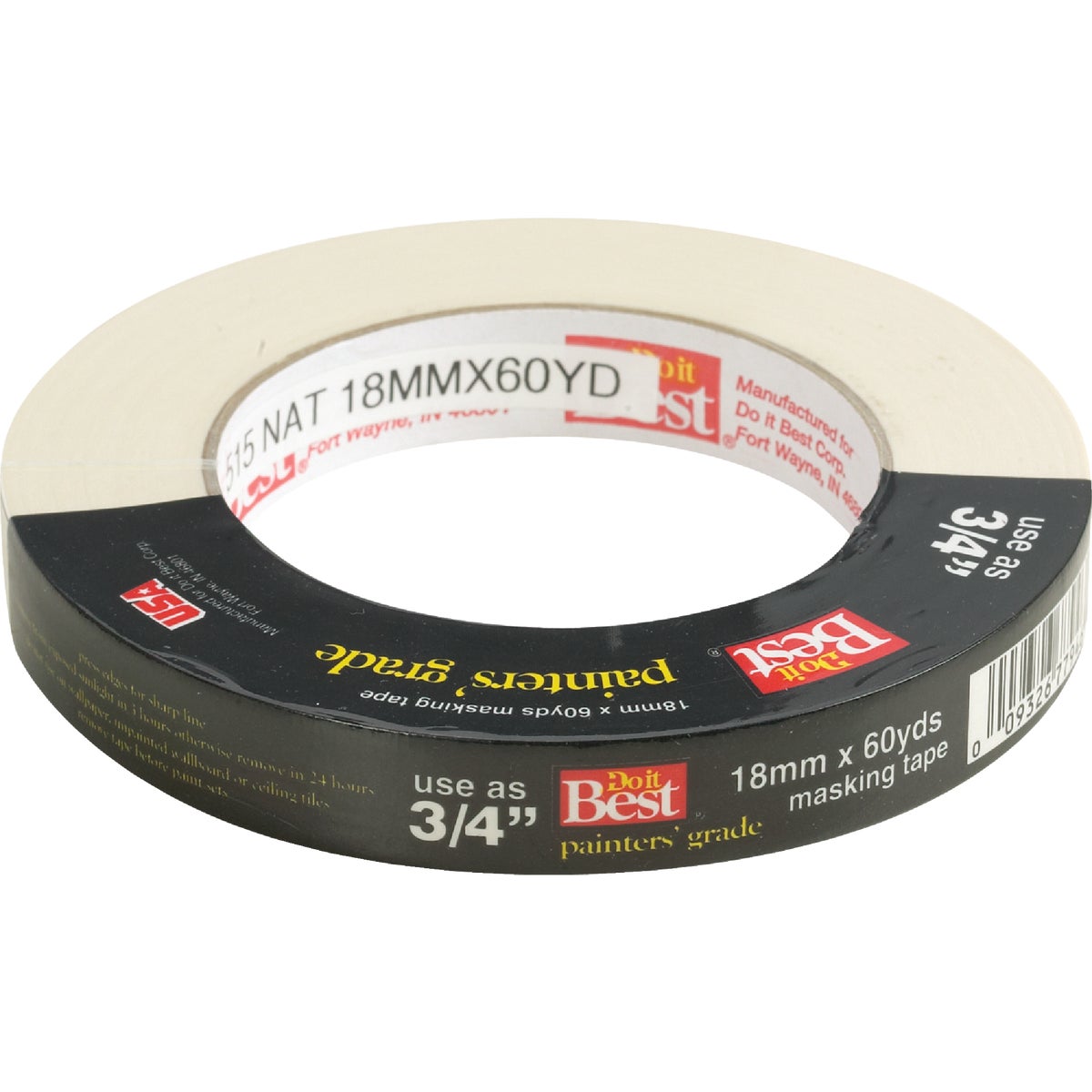 Do it Best 0.70 In. x 60 Yd. Painters Grade Masking Tape