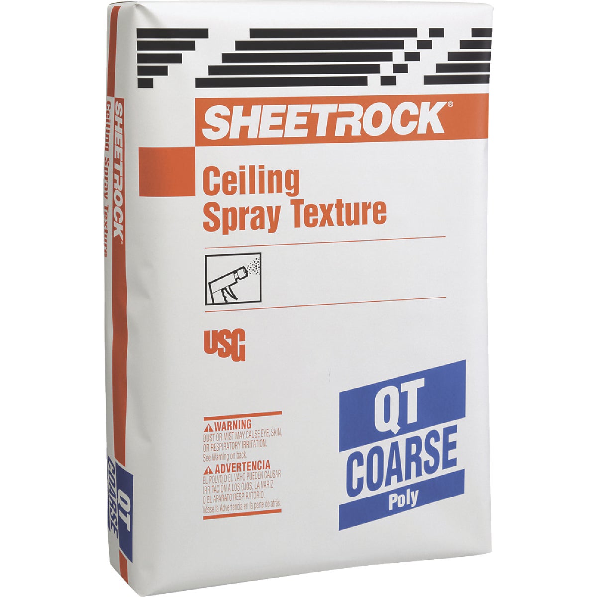 Sheetrock Popcorn-Coarse 40 Lb. Bag White Spray Texture Material