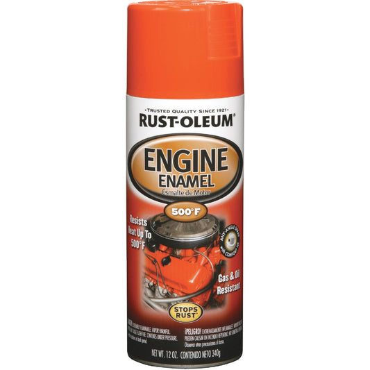 Rust-Oleum Stops Rust 12 Oz. Gloss Chevy Orange Engine Enamel Spray Paint