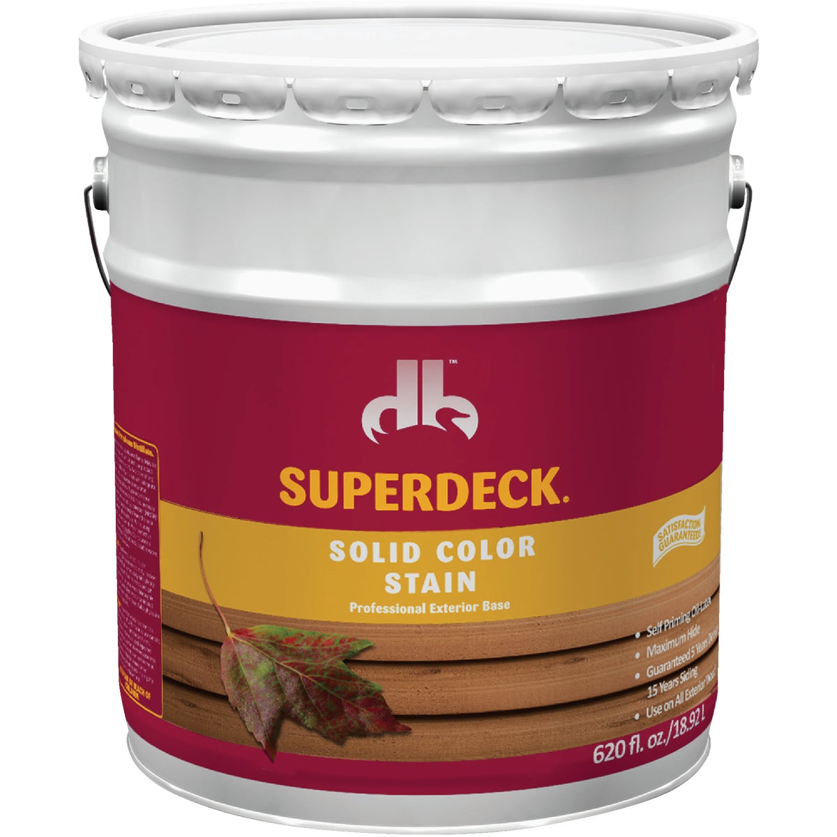 Duckback SUPERDECK Self Priming Solid Color Stain, Pastel Base, 5 Gal