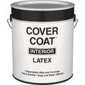 Cover Coat Latex Semi-Gloss Interior Wall Paint, White, 1 Gal.