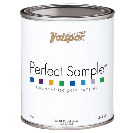 Valspar Perfect Sample 100% Acrylic Satin Interior Paint Sample, Pastel Base, 1 Pt.