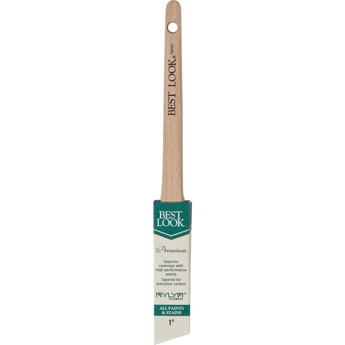 Best Look Premium 1 In. Thin Angle Nylyn Paint Brush