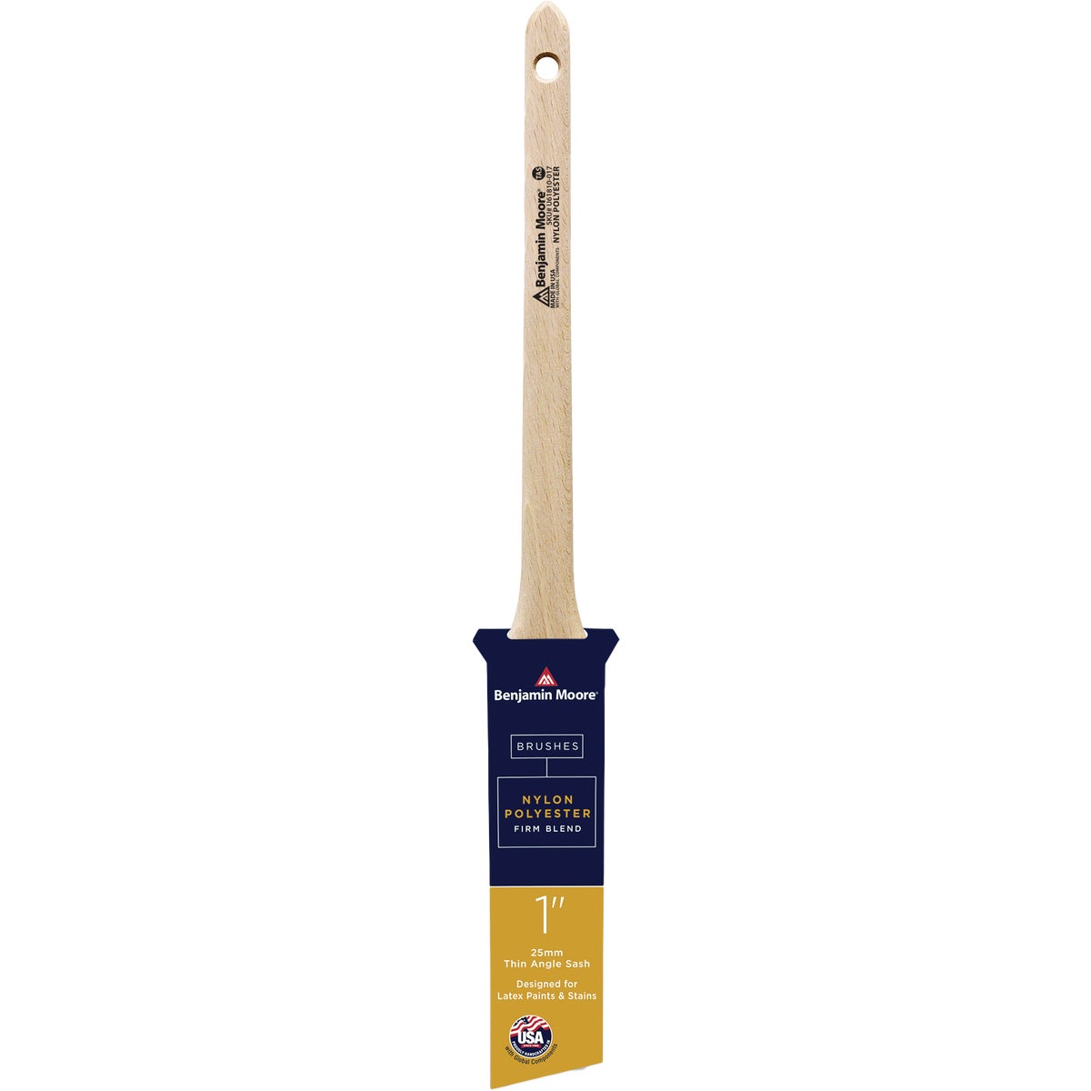 Benjamin Moore 1 In. Firm Nylon/Poly Thin Angle Sash Brush