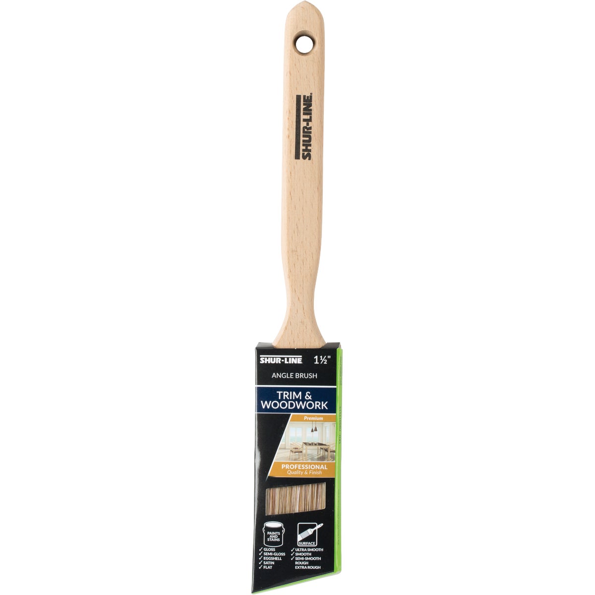 Shur-Line Shur-Flow Paint + Primer 1-1/2 In. Angle Paint Brush