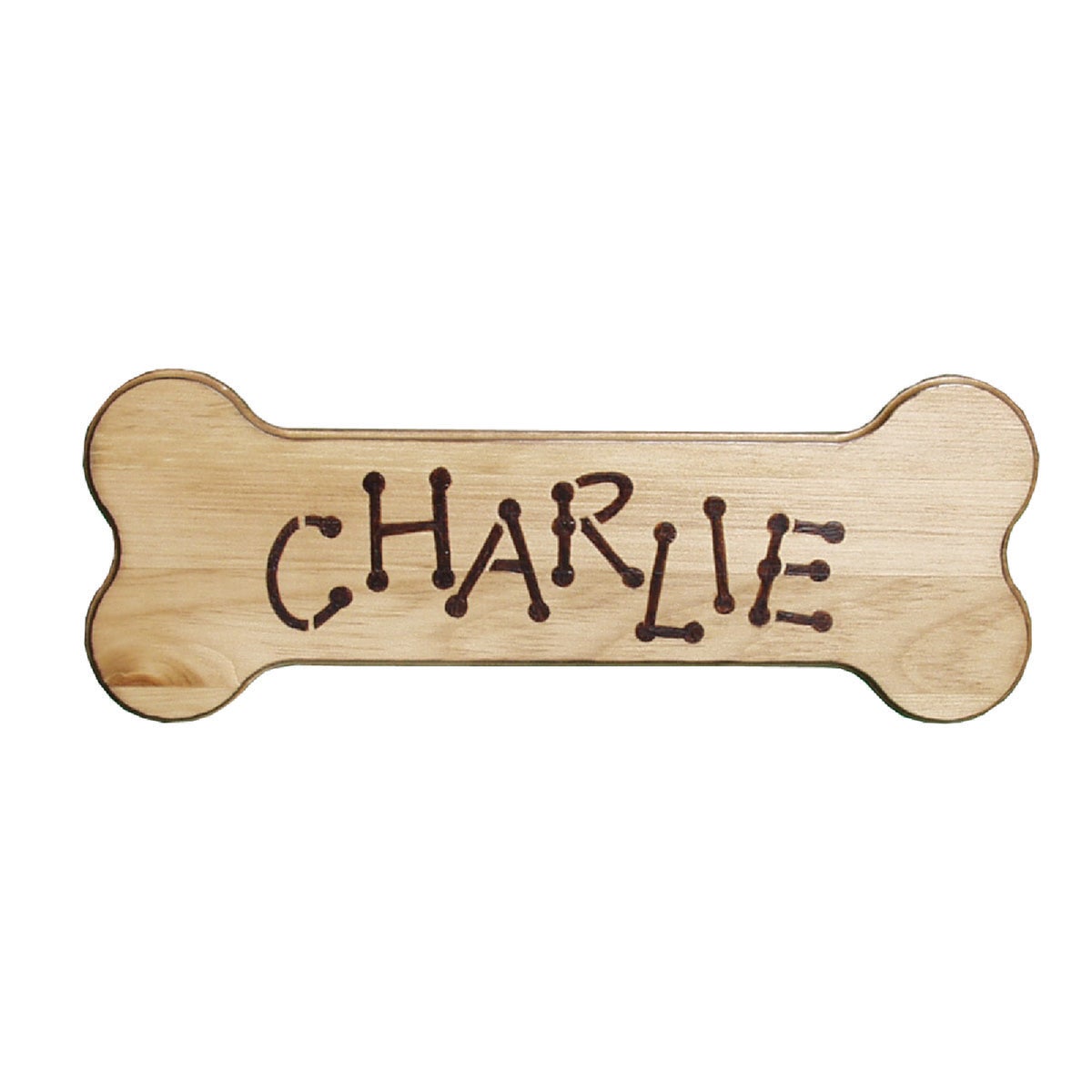 Walnut Hollow 6 In. x 16 In. Unfinished Wood Dog Bone Signboard