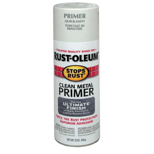 Rust-Oleum 12 Oz. White Clean Metal Spray Primer