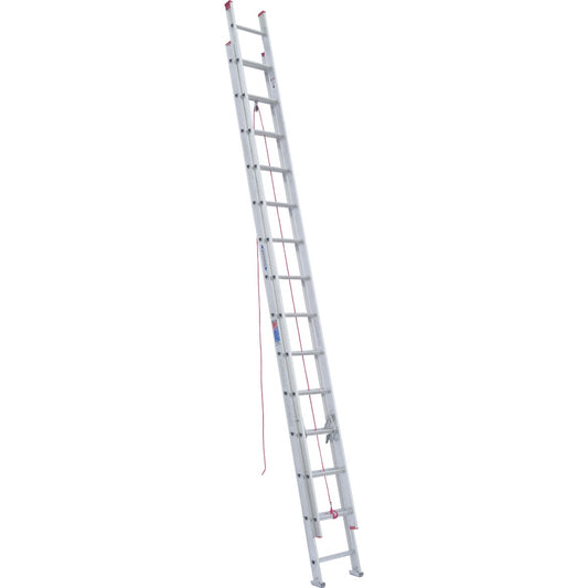 Werner 28 Ft. Aluminum Extension Ladder with 200 Lb. Load Capacity Type III Duty Rating