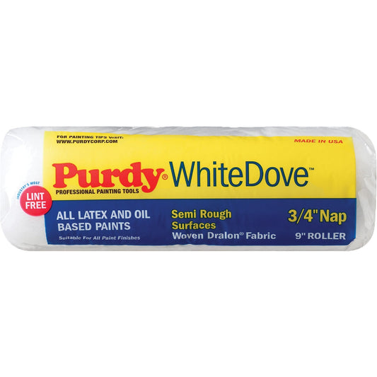 Purdy White Dove 9 In. x 3/4 In. Woven Fabric Roller Cover