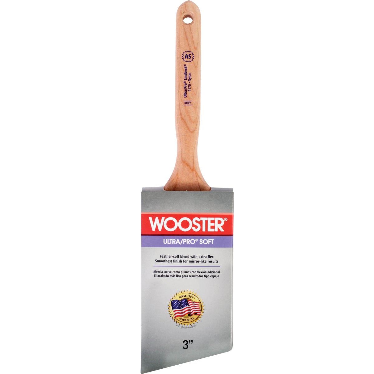 Wooster Ultra/Pro 3 In. Soft Angle Sash Paint Brush