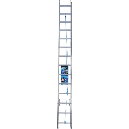 Werner 28 Ft. Aluminum Extension Ladder with 250 Lb. Load Capacity Type I Duty Rating