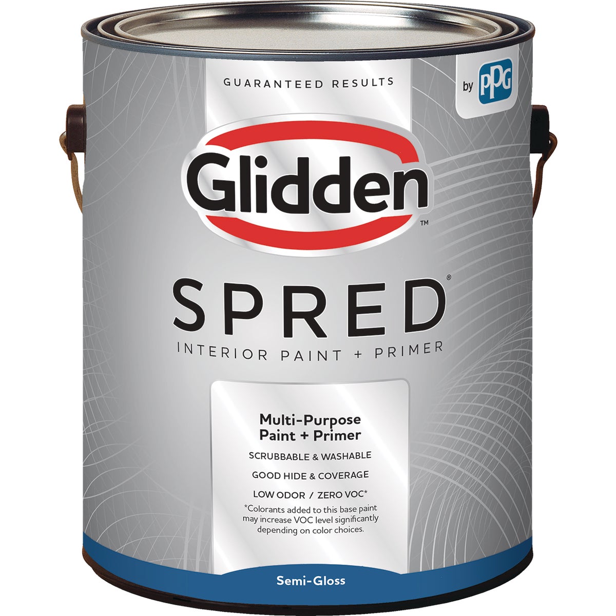 Glidden Spred Interior Paint + Primer Semi-Gloss Ultra Deep Base 1 Gallon