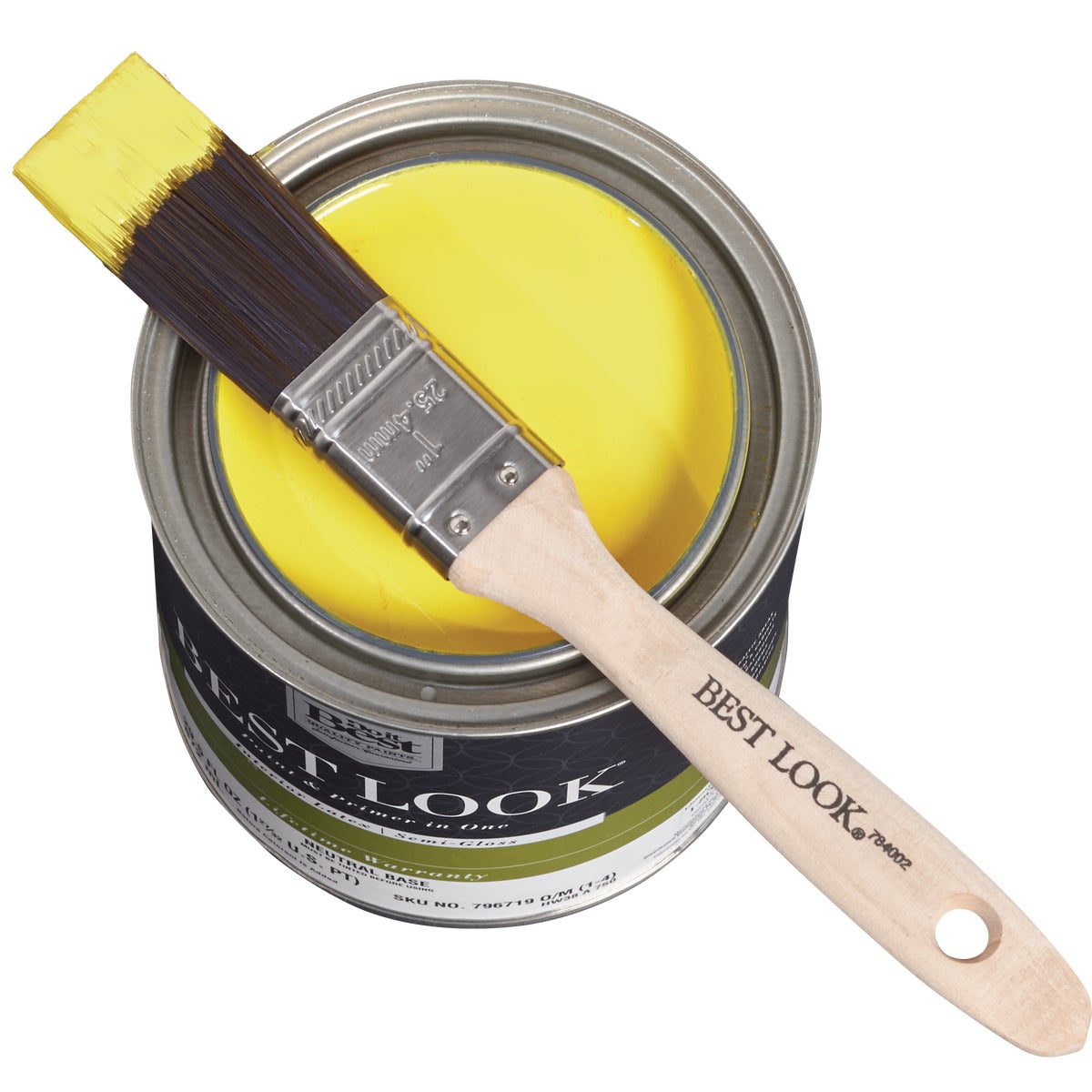 Best Look 1 In. Flat Polyester Paint Brush