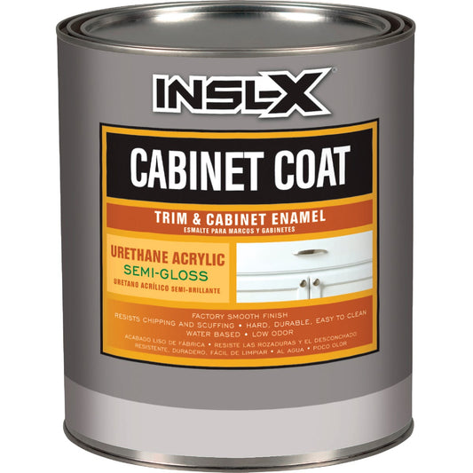 Insl-X 1 Qt. White Semi-Gloss Satin Cabinet Coating