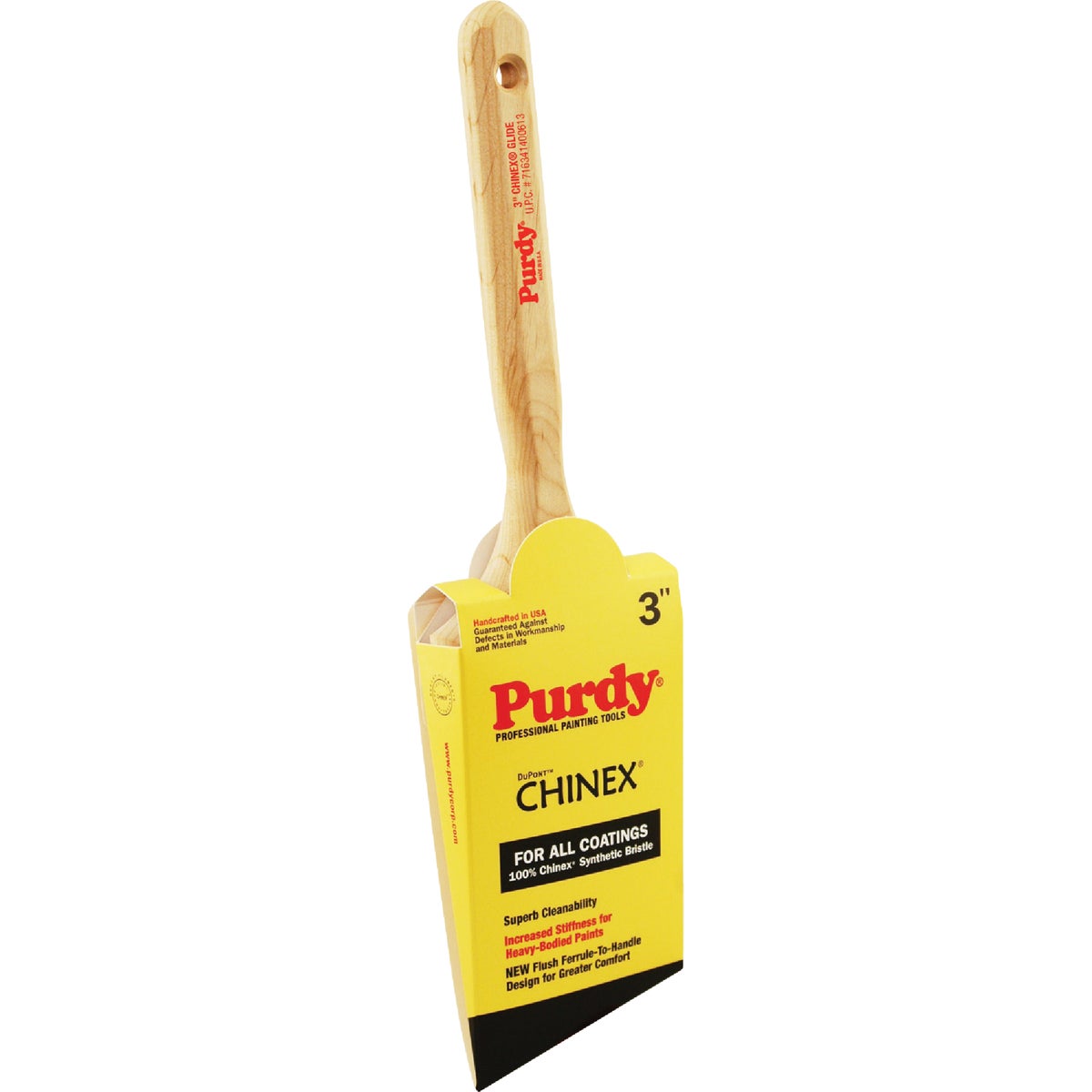 Purdy Chinex Glide 3 In. Angular Trim Extra Stiff Paint Brush