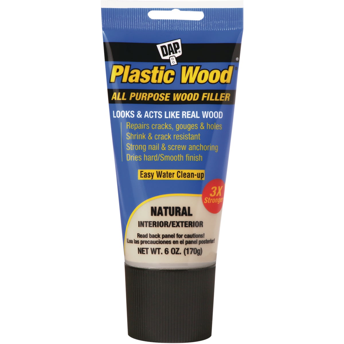 Dap Plastic Wood 6 Oz. Natural All Purpose Wood Filler