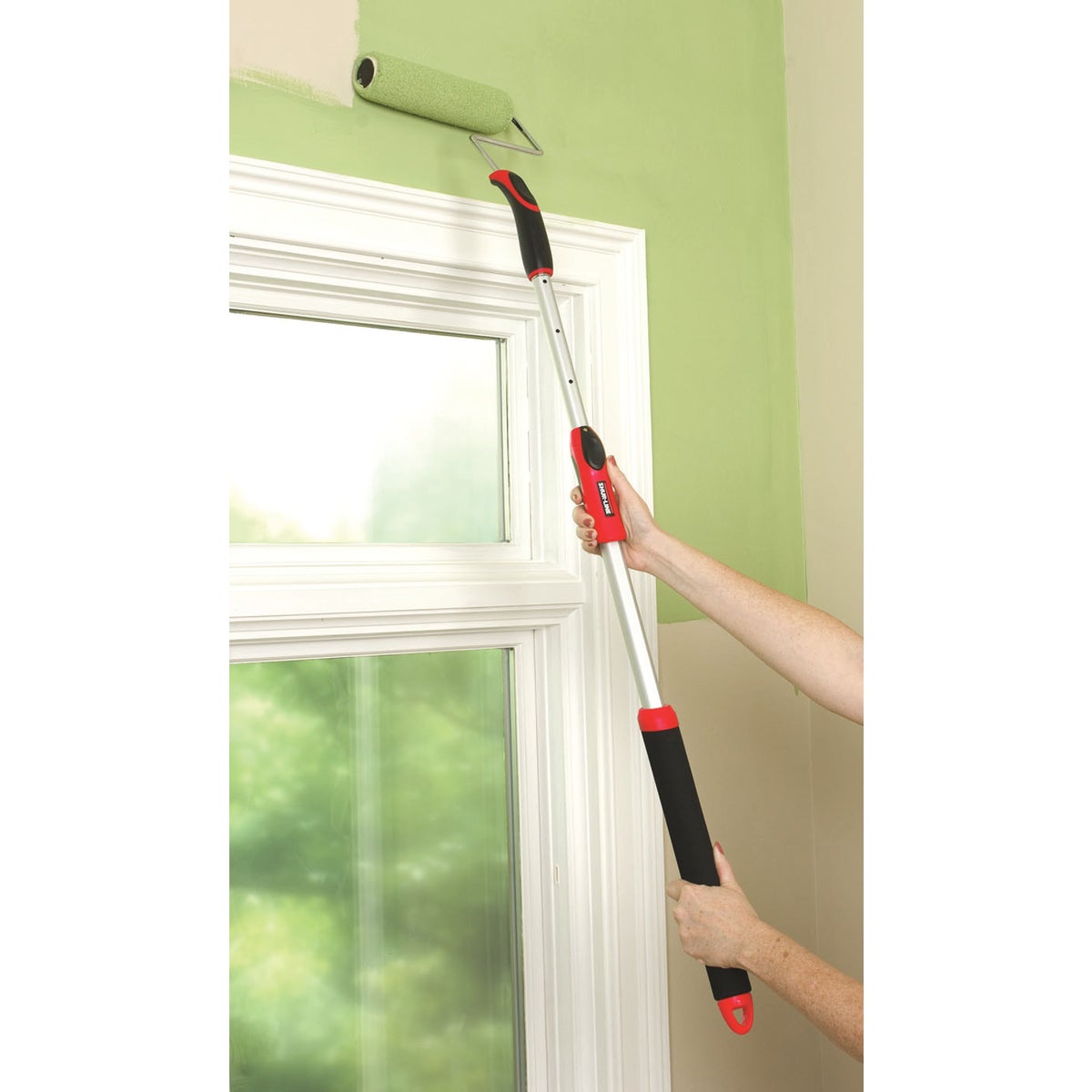 Shur-Line 48 In. to 108 In. Metal, Foam (Handle) Extension Pole