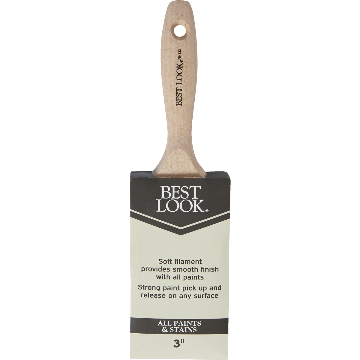 Best Look 3 In. Flat Polyester Paint Brush