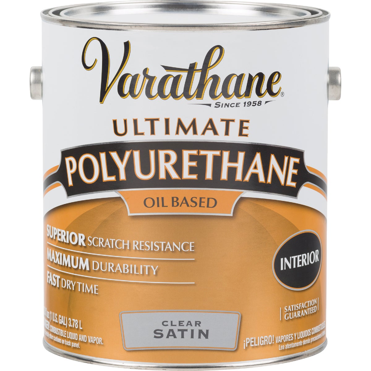 Varathane Satin Interior Polyurethane, 1 Gal.