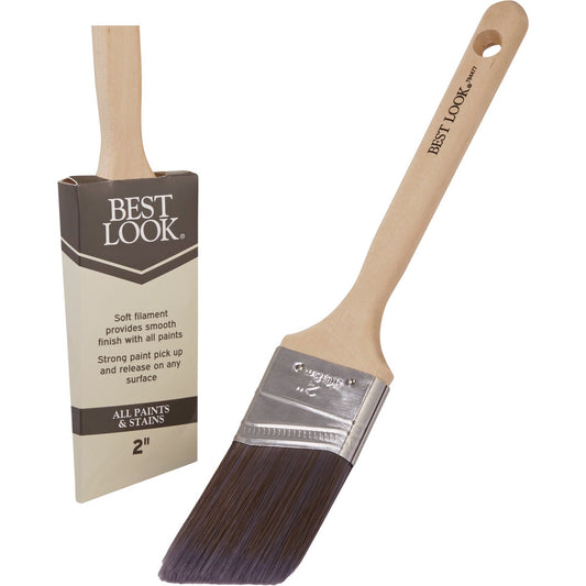 Best Look 2 In. Angle Polyester Paint Brush