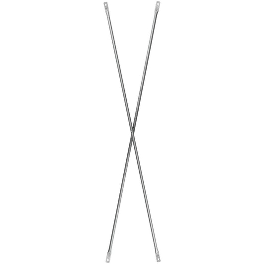 MetalTech 7 Ft. x 2 Ft. Galvanized Steel Scaffolding Cross Brace For Outriggers