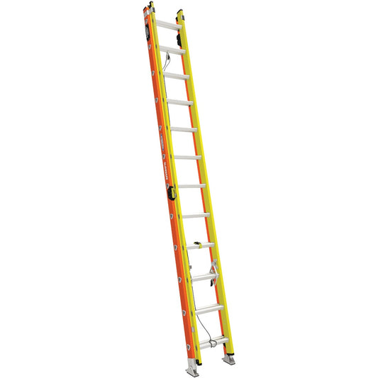 Werner GlideSafe 24 Ft. Type IA Fiberglass Tri-Rung Extension Ladder