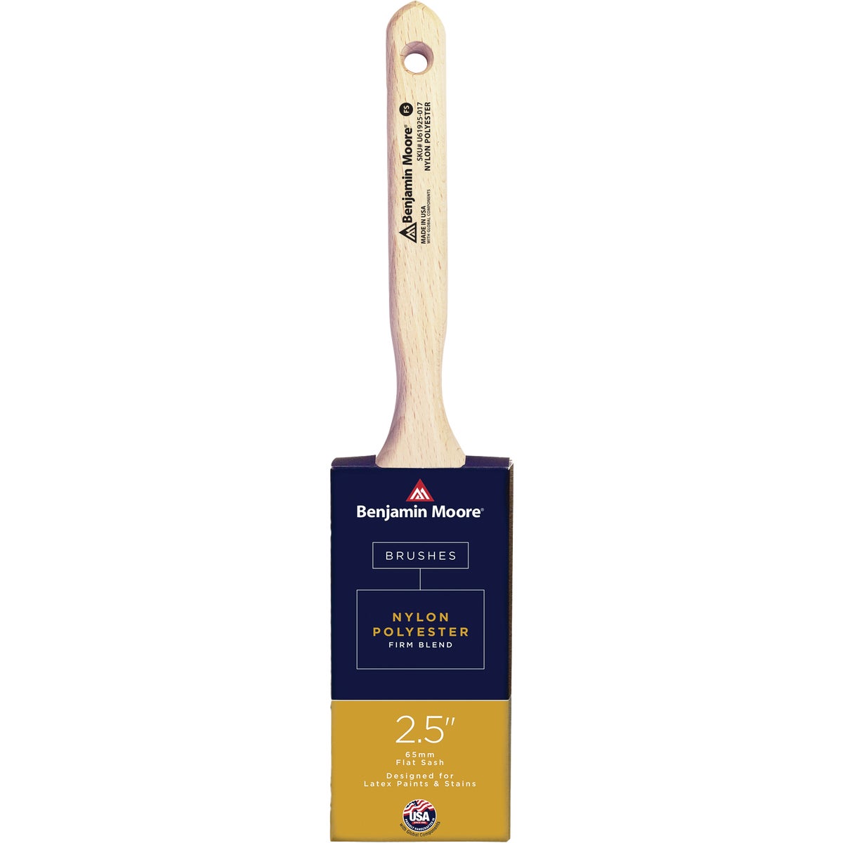 Benjamin Moore 2.5 In. Firm Nylon/Poly Flat Sash Brush