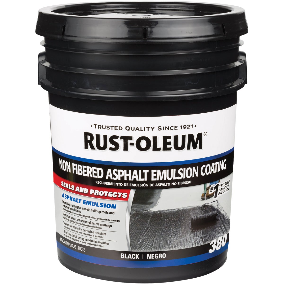 Rust-Oleum 380 5 Gal. Non-Fibered Asphalt Emulsion Coating