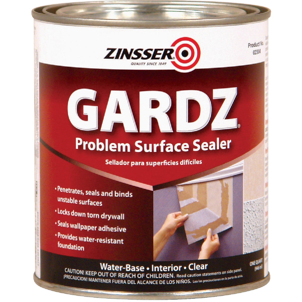 Zinsser Gardz Water Based Low Odor Drywall Sealer, 1 Qt.