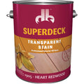 Duckback SUPERDECK Low VOC Transparent Stain, Heart Redwood, 1 Gal.