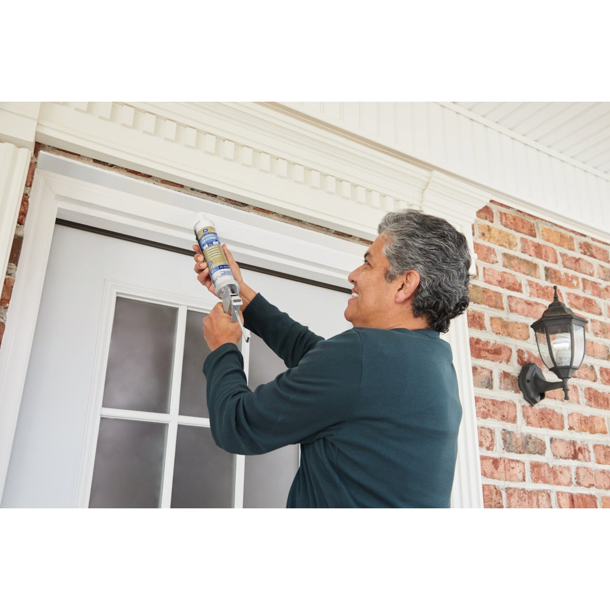 GE Advanced Silicone 2 Window & Door Sealant, White, 10.1oz