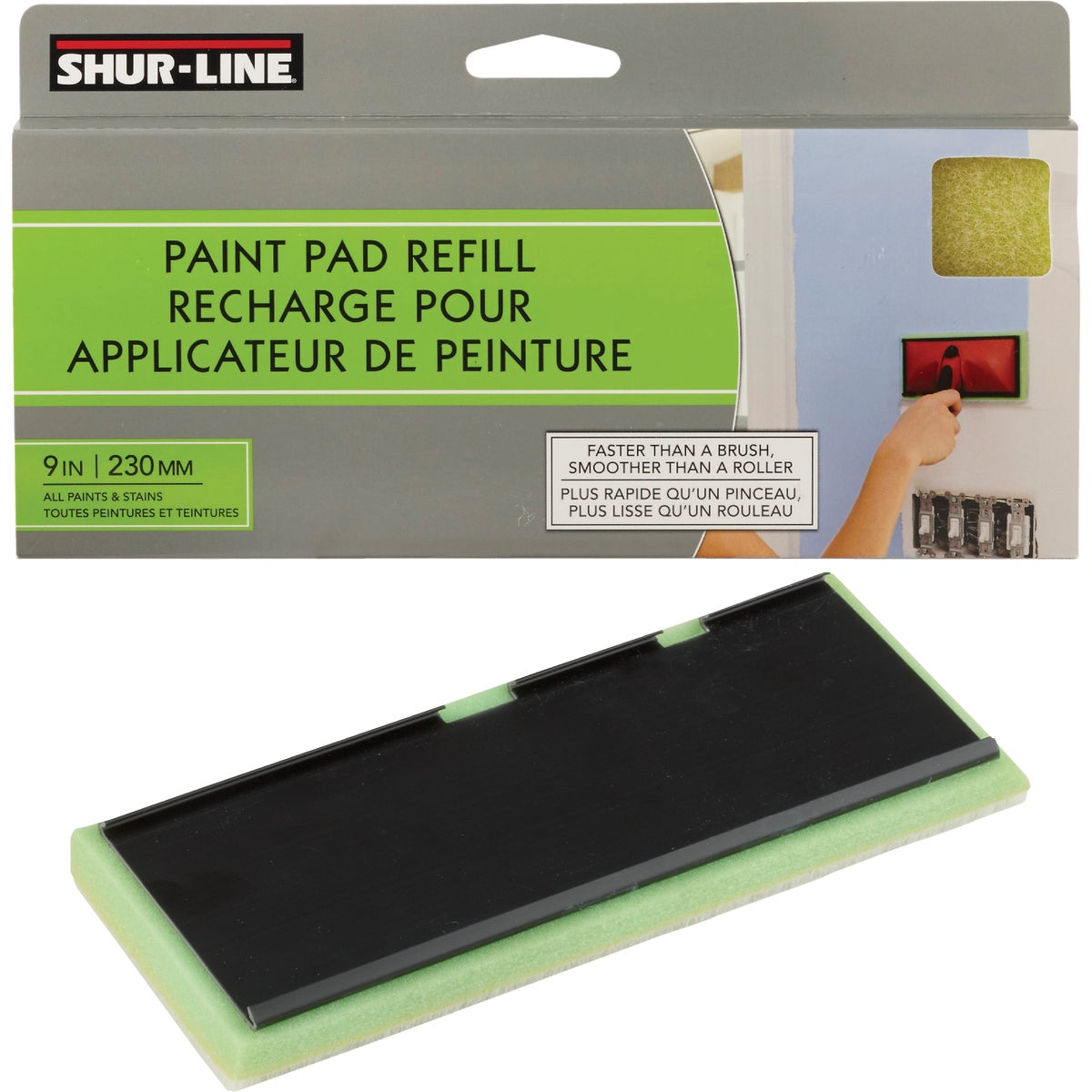 Shur-Line 9 In. Walls & Floors Paint Pad Refill