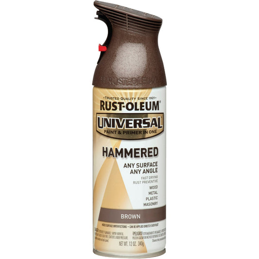 Rust-Oleum Universal 12 Oz. Hammered Brown Paint