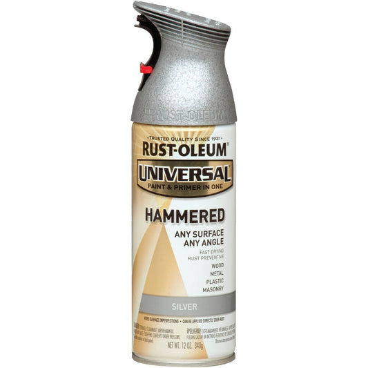 Rust-Oleum Universal 12 Oz. Hammered Silver Paint