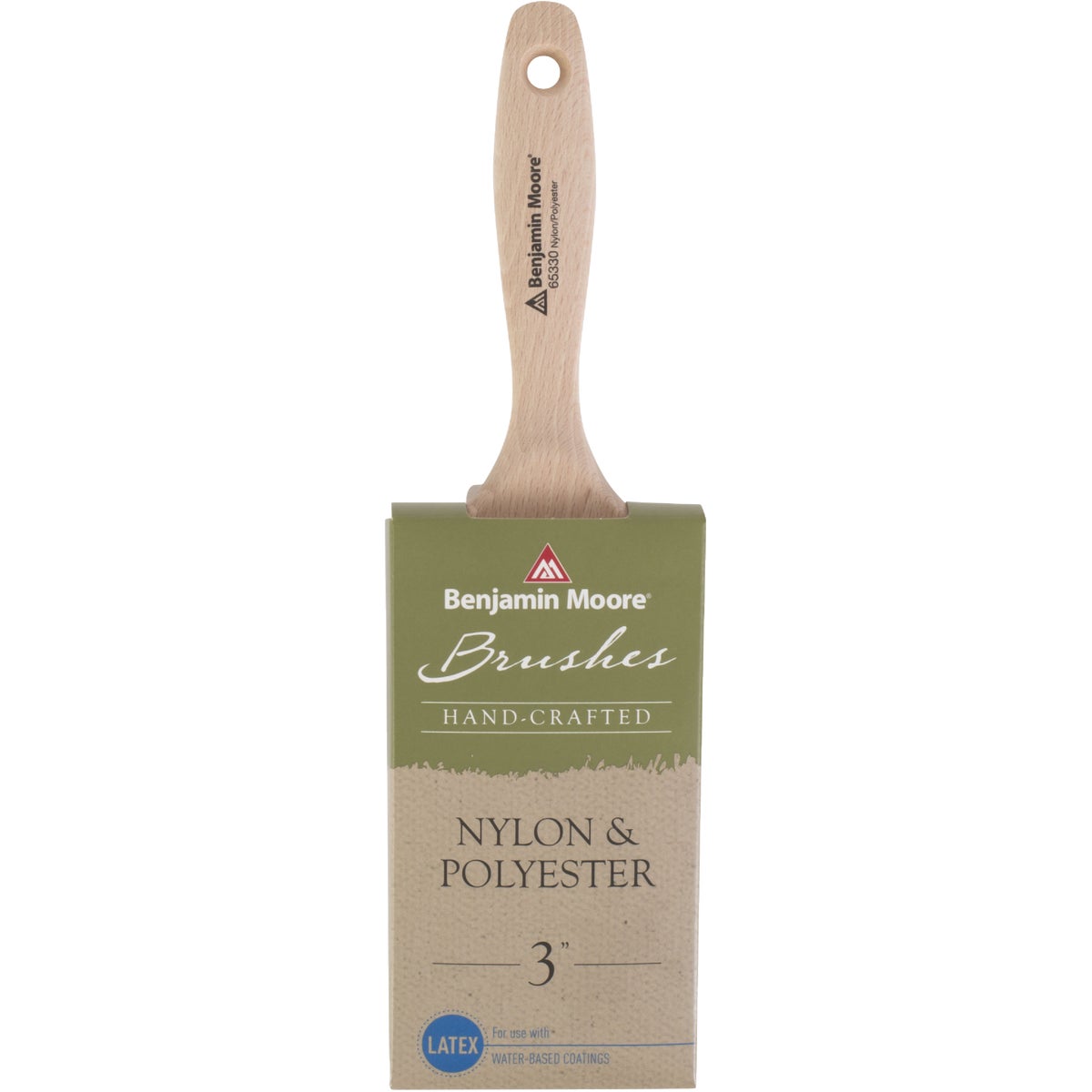 Benjamin Moore 3 In. Nylon/Polyester Varnish Paint Brush