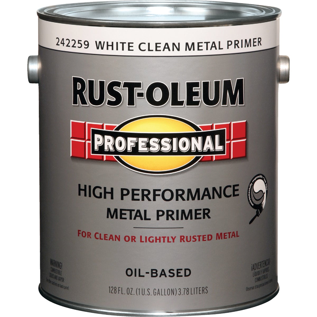 Rust-Oleum Professional VOC SCAQMD Clean Metal Primer, White, 1 Gal.