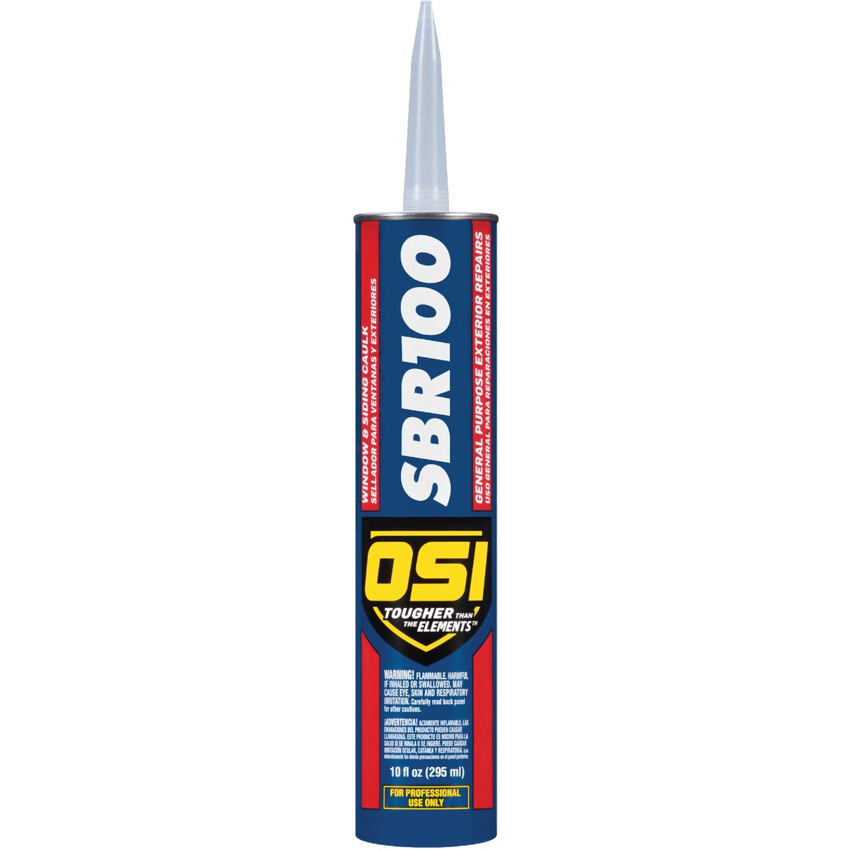 OSI SBR100 10 Oz. Window & Siding Caulk Polymer Sealant, White