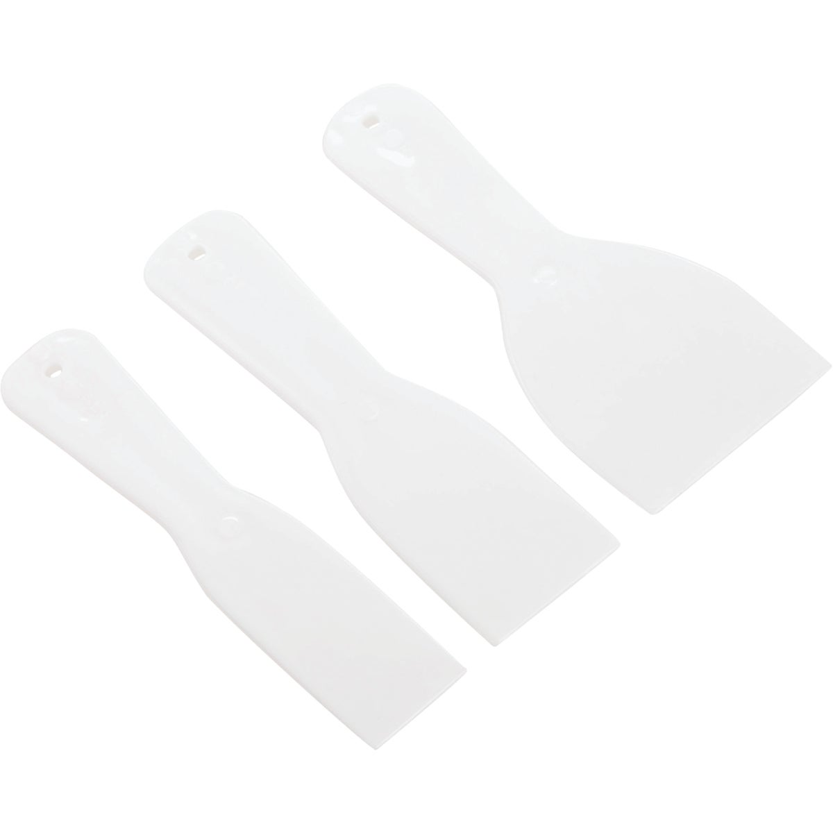 Smart Savers Plastic Disposable Putty Knife Scraper Set, (3-Piece)
