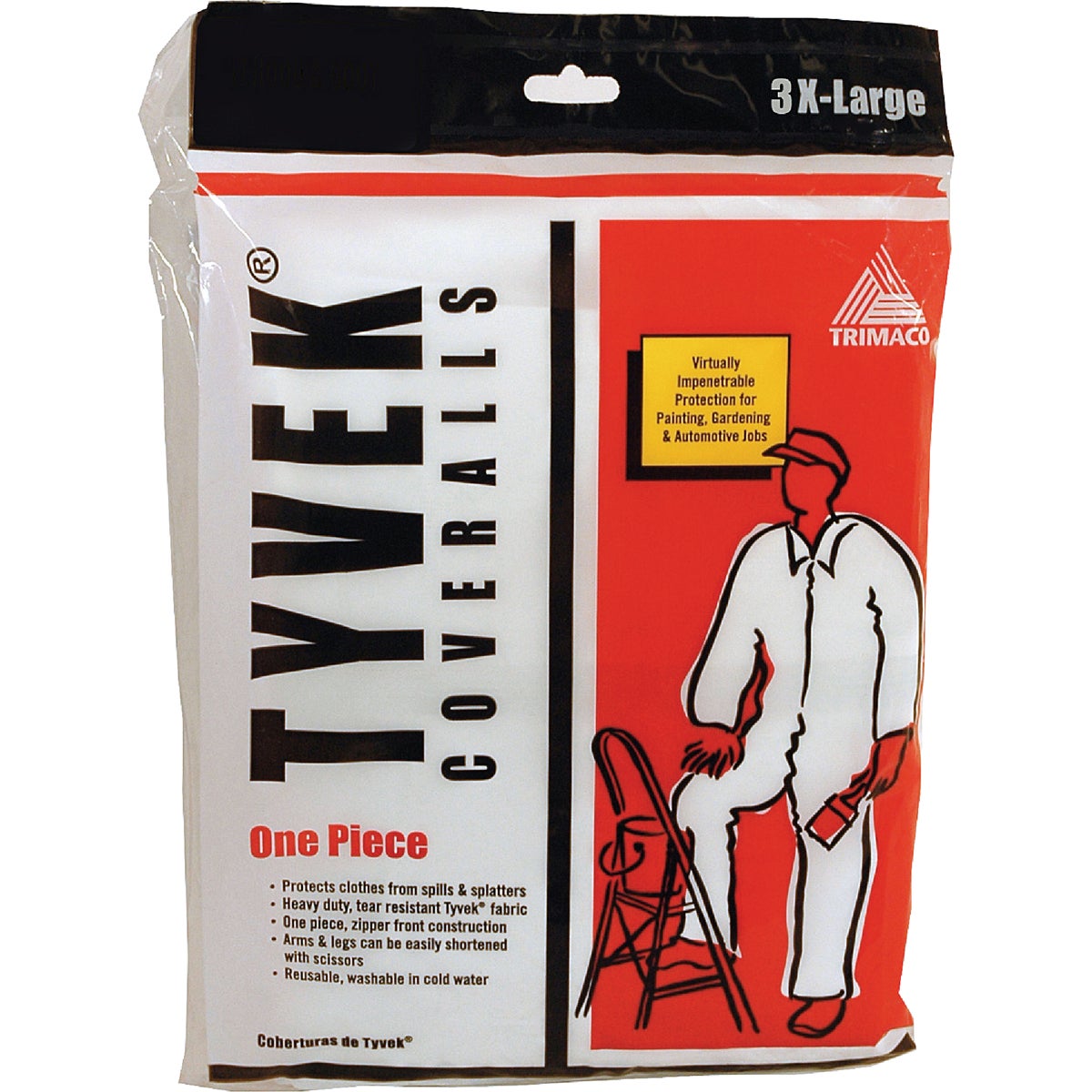 Trimaco Tyvek 3XL Reusable Painter's Coveralls