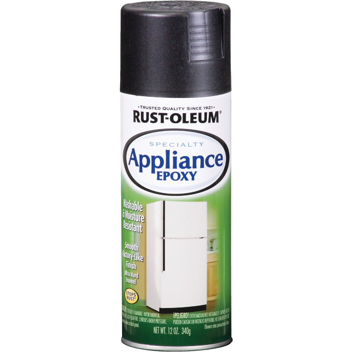 Rust-Oleum Gloss Black 12 Oz. Appliance Spray Paint