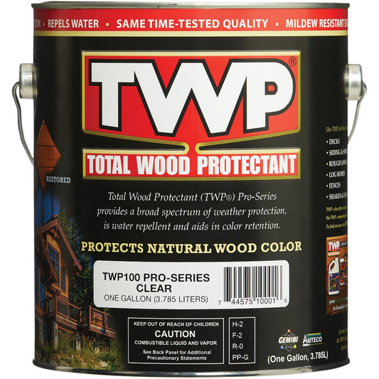 TWP100 Pro Series Wood Protectant, Clear, 1Gal.