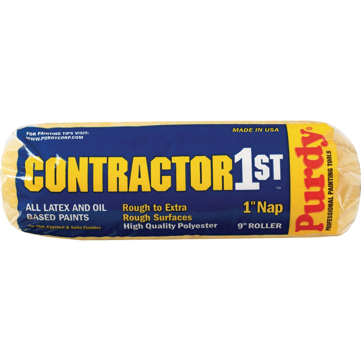 Purdy Contractor 1st 9 In. x 1 In. Knit Fabric Roller Cover